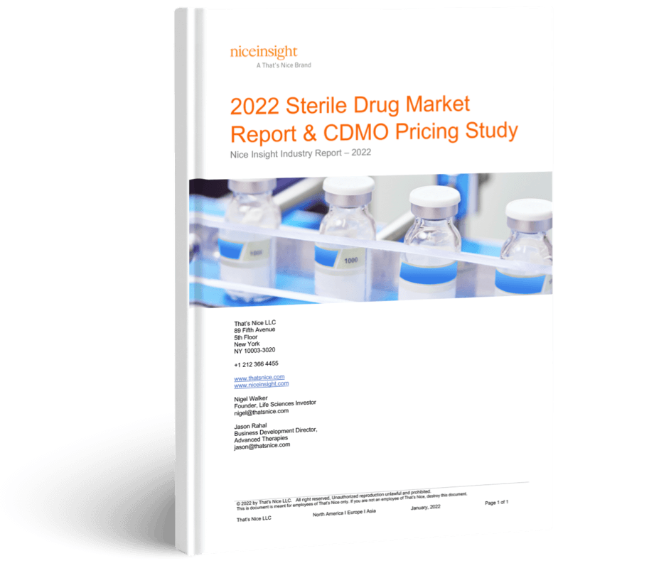 2022 Sterile Drug Market Report & CDMO Pricing Study
