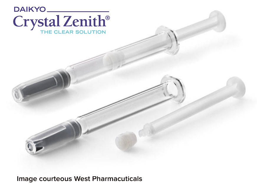 Pii to use West Pharmaceutical's Daikyo Crystal Zenith® Container-Closure  Components for Aseptic Fill-Finish